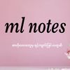 mlnotes7