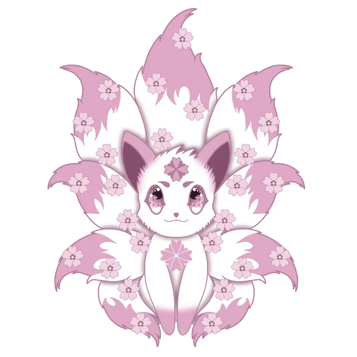 sakura_kitsune_art