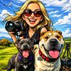sharpeiandstaffyfamily