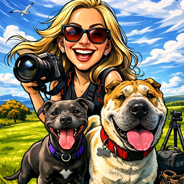 sharpeiandstaffyfamily
