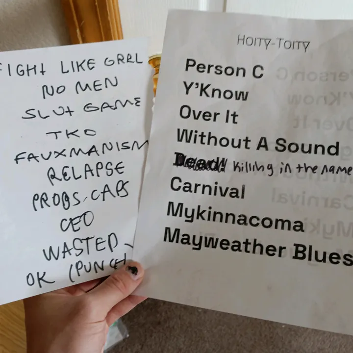the_distressed_setlist