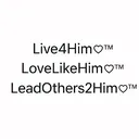 @livelovelead4him