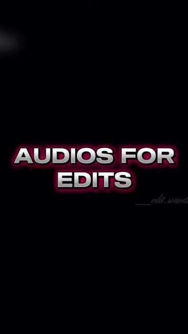 TikTok video thumbnail by __edit.sounds