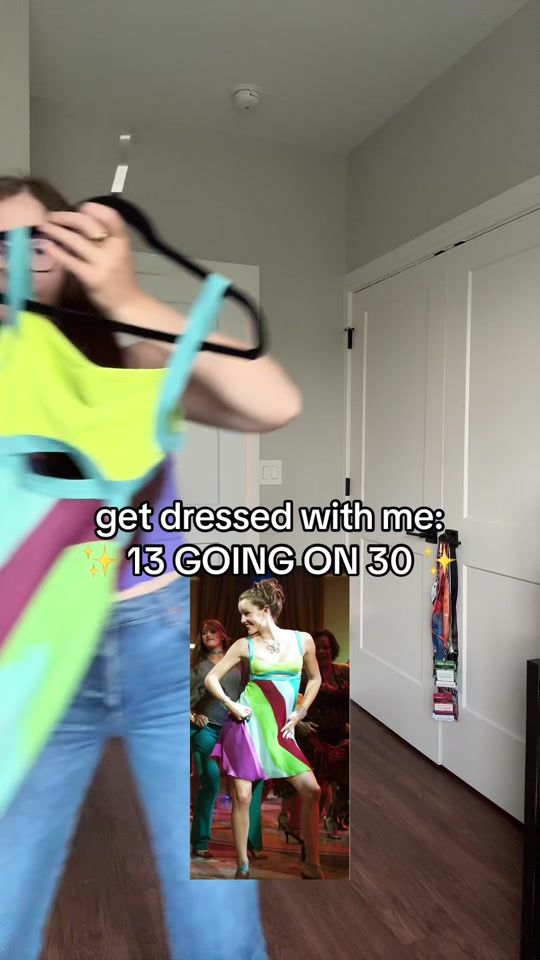 TikTok using Material Girl